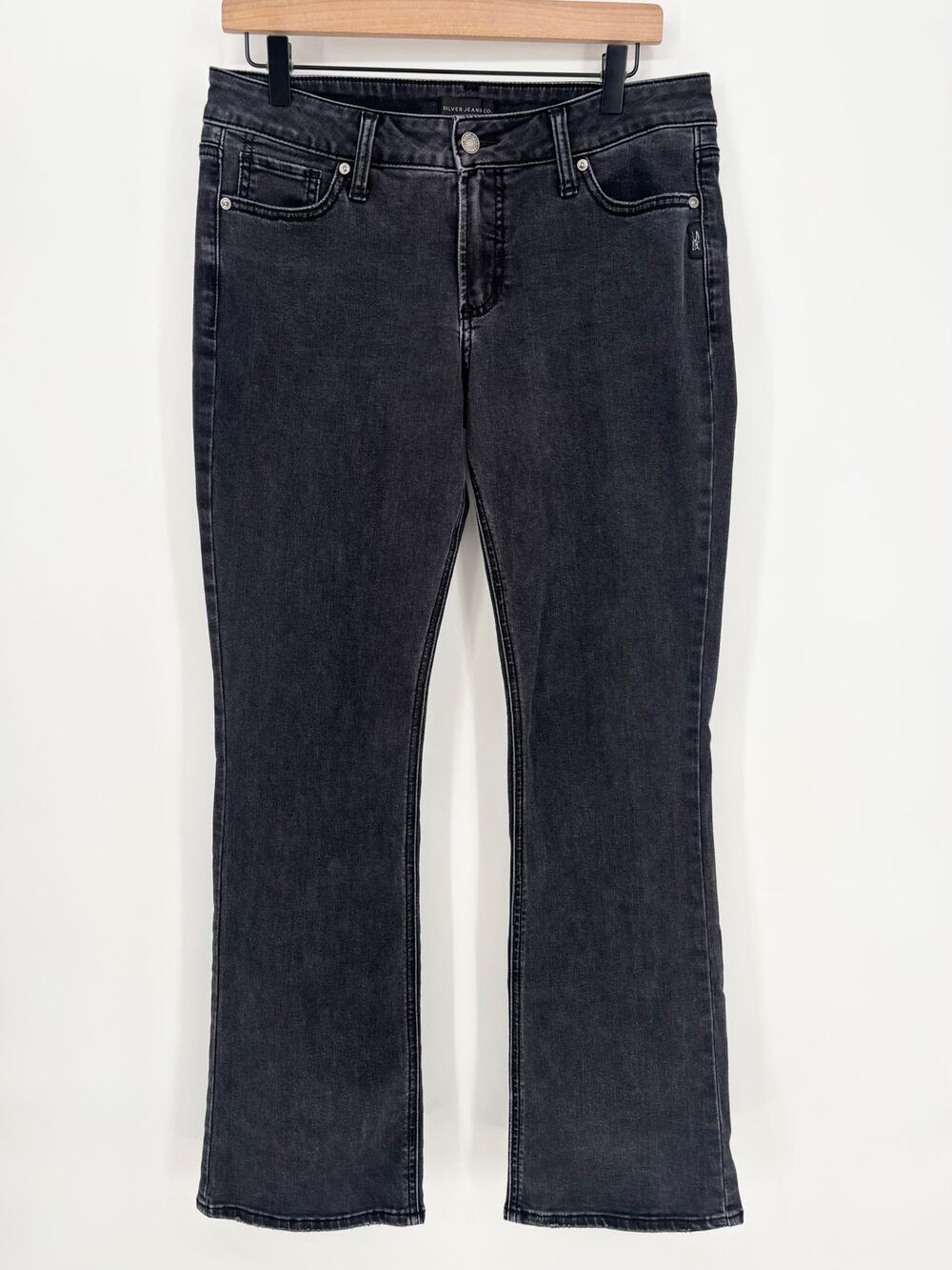 Silver Jeans Suki Bootcut Midrise Jeans Black Size 31